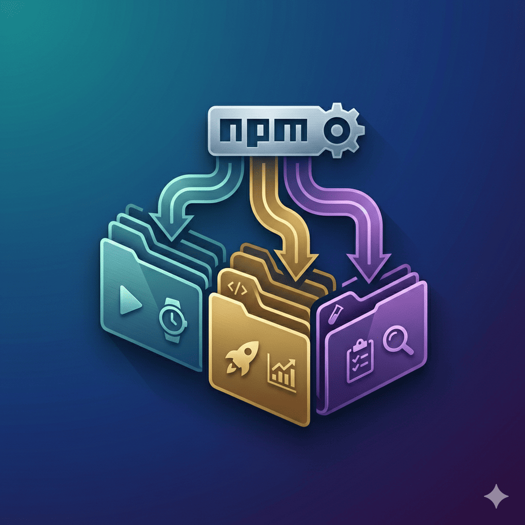 Group by NPM Scripts